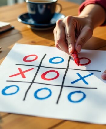 Jeu du Tic Tac Toe : Découvrez la règle secrète pour garantir la victoire à chaque partie !