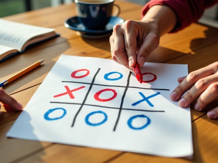 Jeu du Tic Tac Toe : Découvrez la règle secrète pour garantir la victoire à chaque partie !